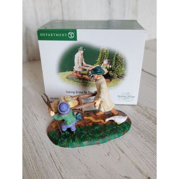 Dept 56 Taking Grain To The Mill Village 58545 accessory Xmas spring - Picture 4 of 6